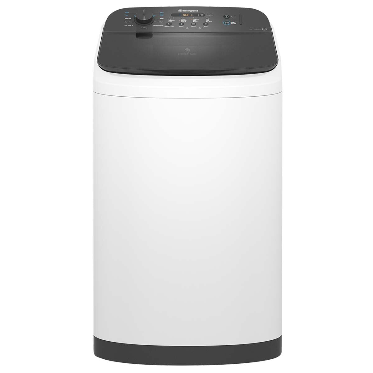Westinghouse 7kg EasyCare Top Load Washing Machine - White, Auto Load Sensing, Glass Lid - WWT7084J5WA