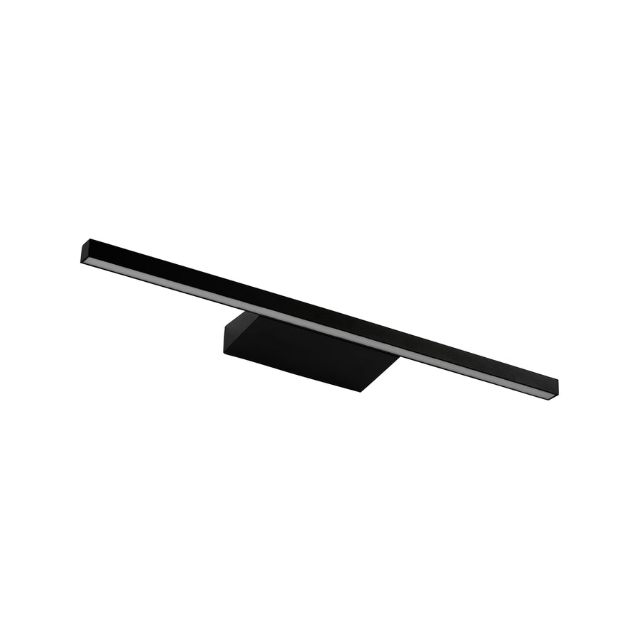 Brilliant Kaji 60cm Black 350lm Contemporary LED Vanity and Wall Light Indoor 22537/06