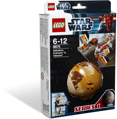 LEGO 9675 Star Wars Sebulba's Podracer & Tatooine- Auzzi Store