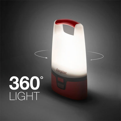 Energizer 1300 Lumen USB Area Lantern - Red - 200mm x 305mm x 73mm