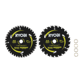 Ryobi Circular Saw Blade 2 Pack - 184mm 24T & 40T - Anti-Stick Coating - SuperSaverAU - view 1