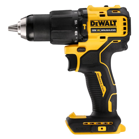 DeWALT 18V XR Compact Brushless Hammer Drill Driver DCD709N-XJ Cordless Bare Unit