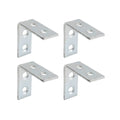 Carinya Heavy-Duty Zinc Plated Angle Bracket 50mm x 50mm - 1 Pack - SuperSaverAU - view 3