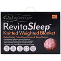 Onkaparinga Knitted Weighted Blanket 6kg - Peach, Glass Beads, Relaxation - SuperSaverAU - view 1