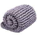 Onkaparinga 6kg Knitted Weighted Blanket - Grey, Glass Beads & Polyester Fibre - SuperSaverAU - view 3