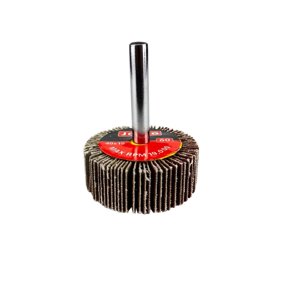 Josco 40mm 60 Grit Abrasive Flap Wheel - Cloth - Durable - Versatile - SuperSaverAU - view 1