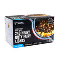 Lytworx 23.9m Warm White 240 LED Connectable Heavy Duty Fairy Lights IP44 60995