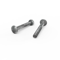 Zenith M8 x 70mm Hot Dip Galvanised Cup Head Bolts And Nuts 25 Pack - SuperSaverAU - view 2