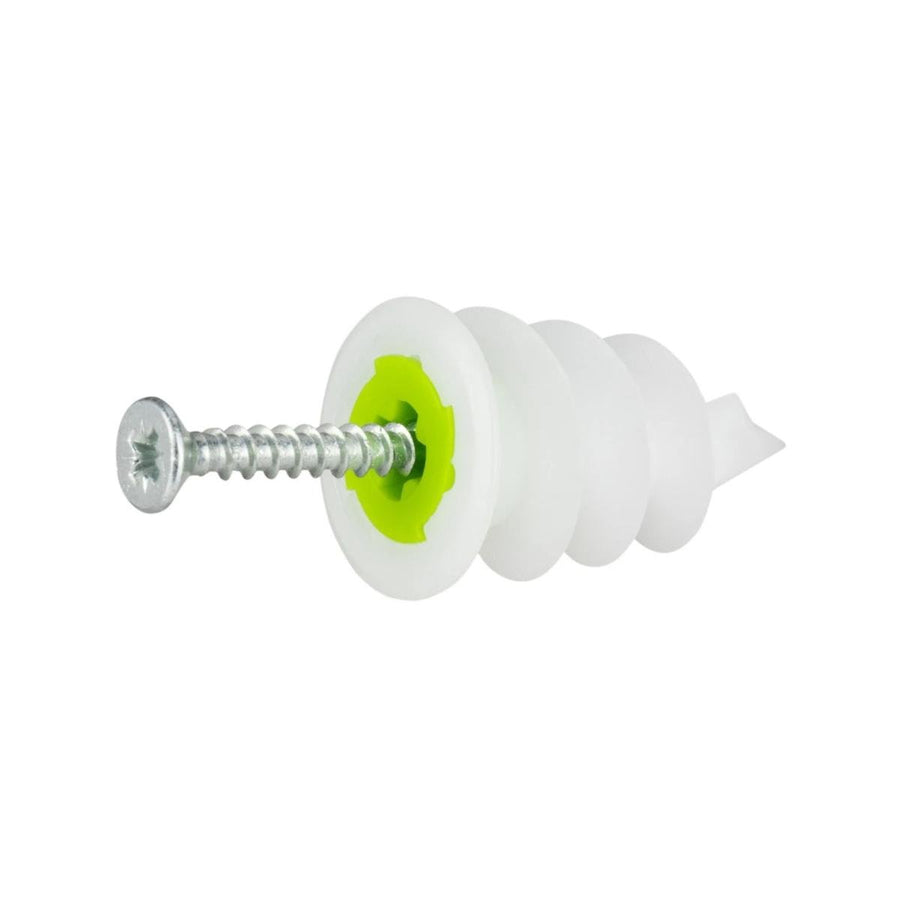 Gripit Green Self Drive Plasterboard Fixing 10 Pack - Holds 20kg - 101mm x 150mm x 15mm - SuperSaverAU - view 1