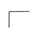 Carinya 250 x 200mm Black Heavy-Duty Powder Coated Steel Angle Bracket, 50kg