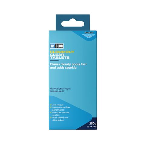 Hy-Clor Cloud Out Tablets - 2 Pack - Aluminium Sulphate - Fine Filtration - SuperSaverAU - view 1