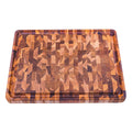 Tramontina Churrasco FSC Teak Wood Cube End Grain BBQ Board - 2.5kg - Natural Finish - 13422351