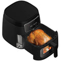 Beko 7.6L air fryer - Black, digital touchscreen, glass viewing door, 9 auto cooking programs - FRL3374B