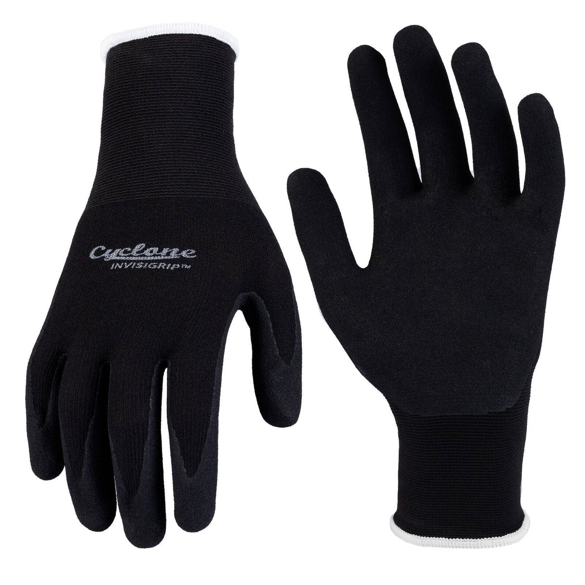 Cyclone Small Invisigrip Tough Gardening Gloves - 15 Gauge Nylon - Anti-Slip Grip - Abrasion Resistant - 110mm x 280mm - SuperSaverAU - view 1