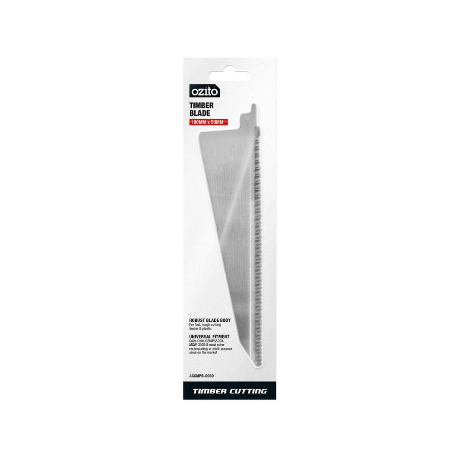 Ozito Multi Purpose Timber Saw Blade 190mm x 50mm Metal Robust - SuperSaverAU - view 1