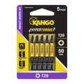 Kango 50mm TX20 HYPERTORQUE Impact Driver Bit 5 Pack - High Torque Absorption - SuperSaverAU - view 1