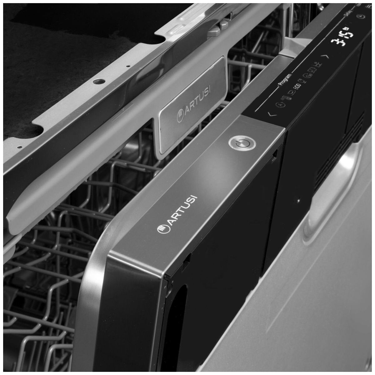 Artusi 60cm Fully Integrated Dishwasher - 15 Place Settings, Eight Wash Programs, Half Load - ADWFI700-1