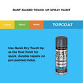 White Knight Rust Guard Woodland Grey Satin Touch Up Spray Paint 300g