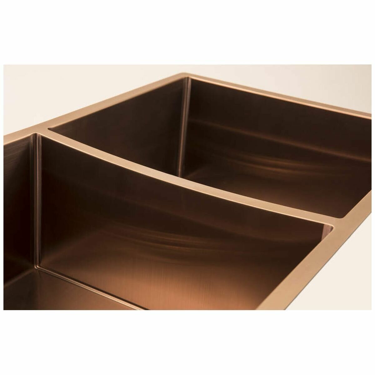 Oliveri Spectra 1 and 1/2 bowl sink in copper - top mount, undermount or flush mount - SB35CU