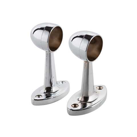 Sandleford 16mm Chrome Pillar End 2 Pack - Zinc Alloy - Chrome Plated - SuperSaverAU - view 1