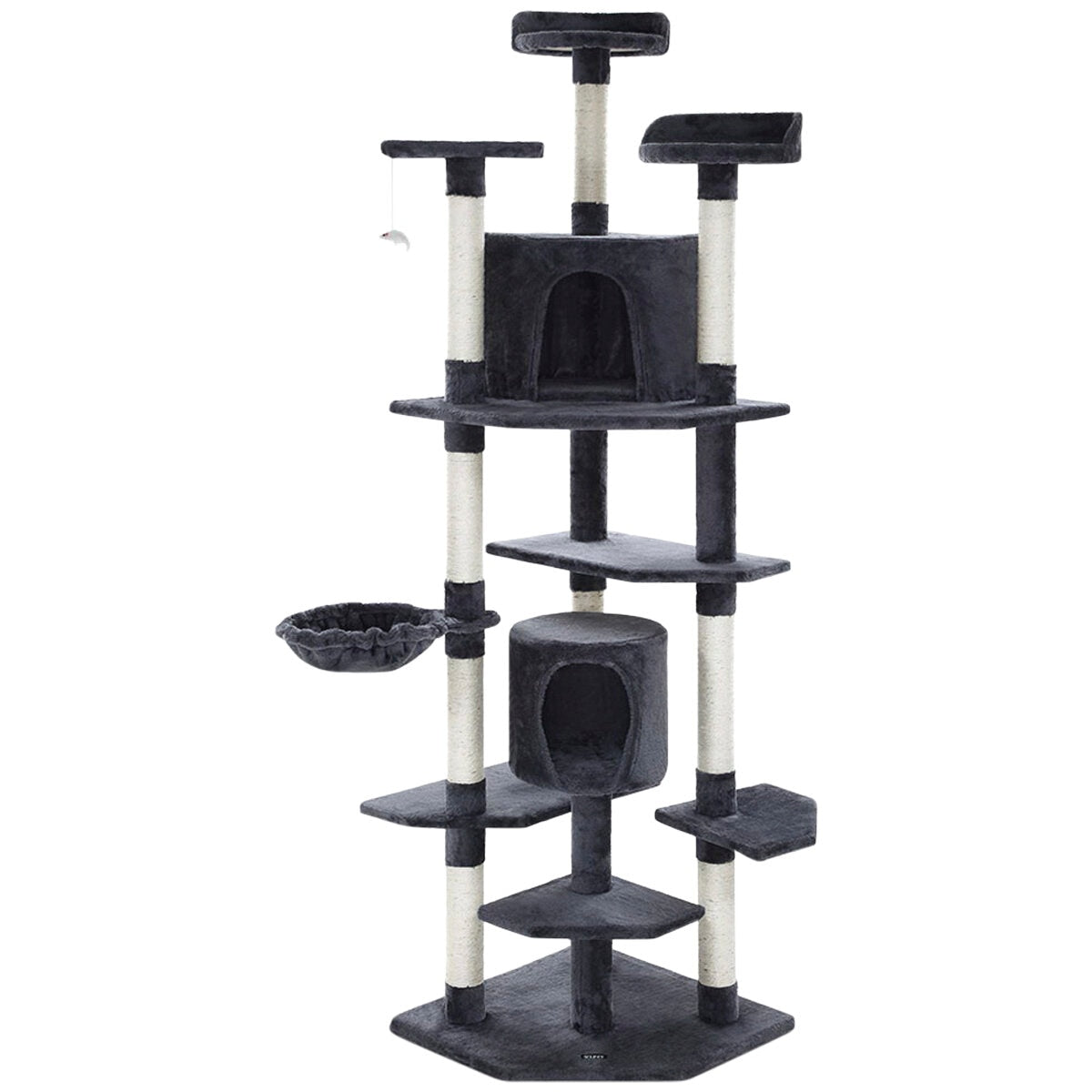 i.Pet Cat Tree Cat Scratching Post 203cm Grey - SuperSaverAU - view 1