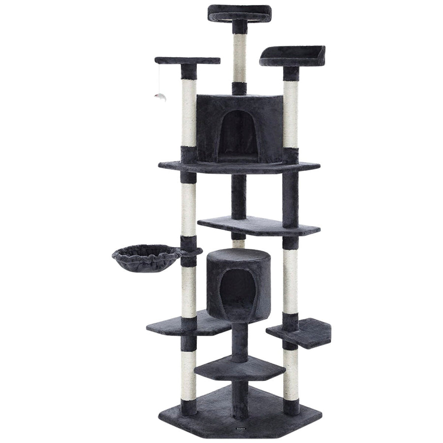 i.Pet Cat Tree Cat Scratching Post 203cm Grey - SuperSaverAU - view 1
