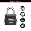 Master Lock 57mm Zinc Covered Combination Padlock Resettable