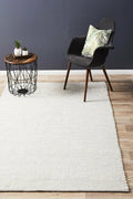 Rug Culture Loft Extra Large Rug 320x230cm - Grey Hand Loomed Felted Wool - LFTGREY320X230