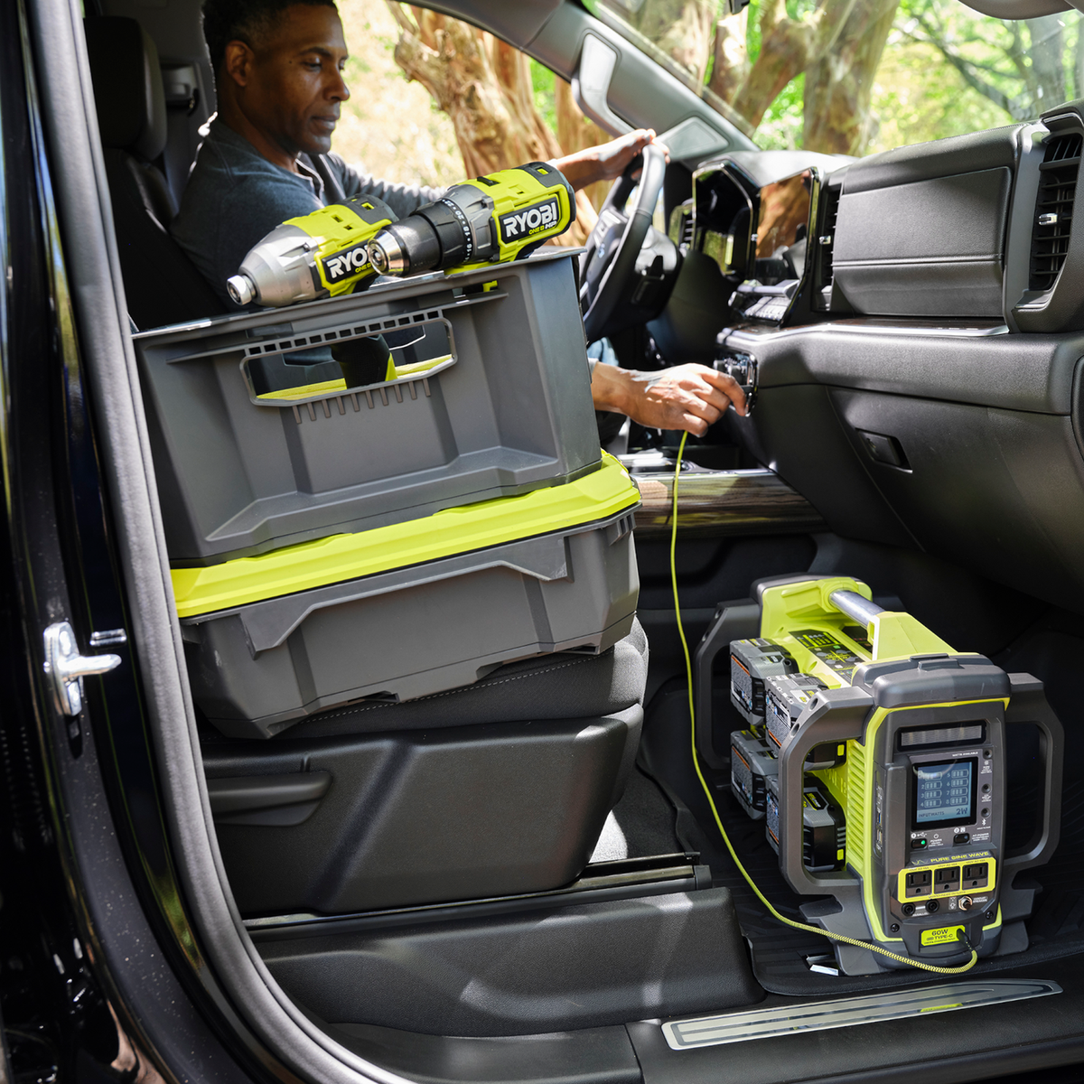 Ryobi 18V ONE+ Powerstation 1800W - Portable Power Source - 300mm x 340mm x 480mm - SuperSaverAU - view 4