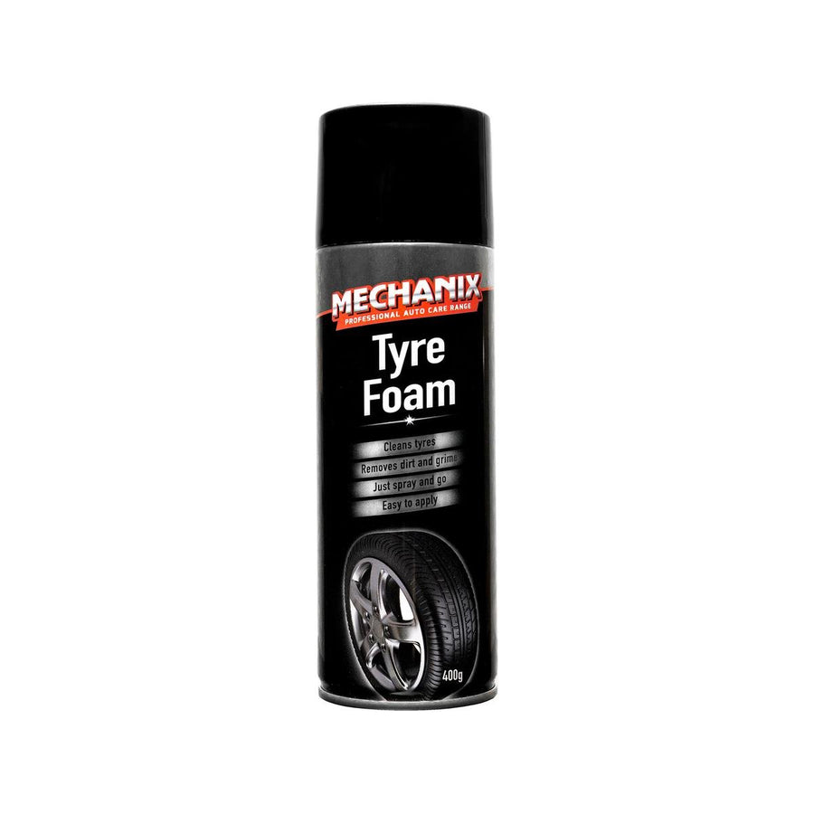 Mechanix Tyre Foam 400g - Aerosol Tyre Cleaning Solution - 65mm x 210mm - SuperSaverAU - view 1