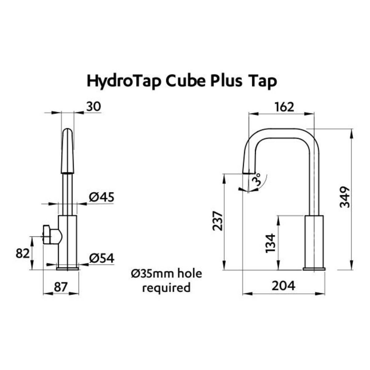 Zip HydroTap G5 Home Cube Plus Boiling Filtered Tap - Brushed Chrome - 5 Year Warranty - H5C786Z01AU