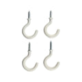 Everhang Cup Hooks - 17mm - PVC - Easy Installation - 4 Pack - SuperSaverAU - view 1