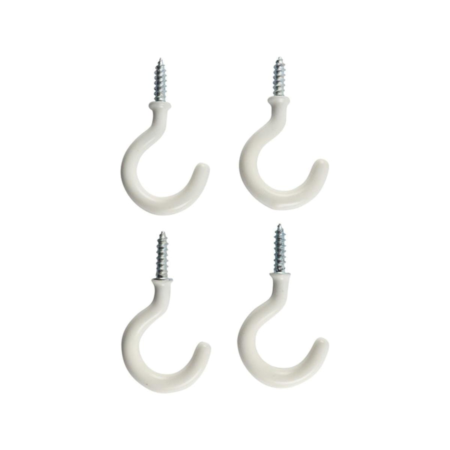 Everhang Cup Hooks - 17mm - PVC - Easy Installation - 4 Pack - SuperSaverAU - view 1