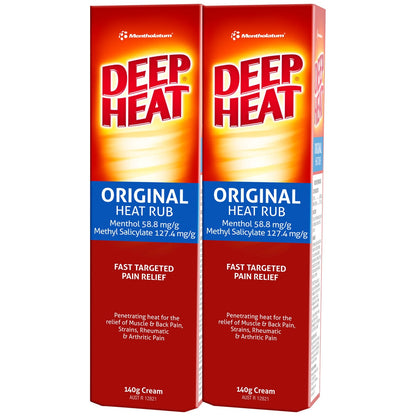 Deep Heat Original Heat Rub 2 x 140g