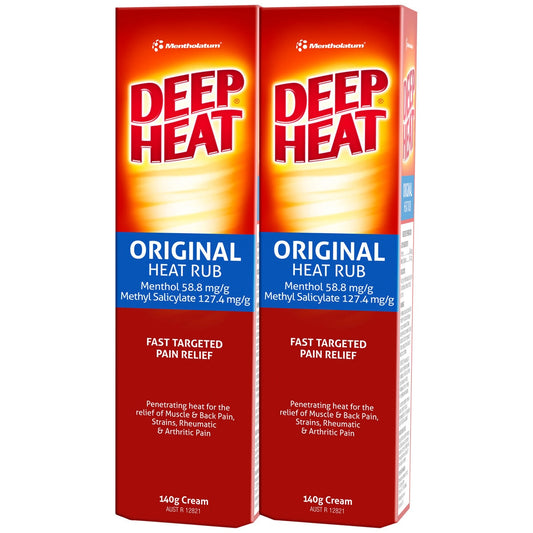 Deep Heat Original Heat Rub 2 x 140g