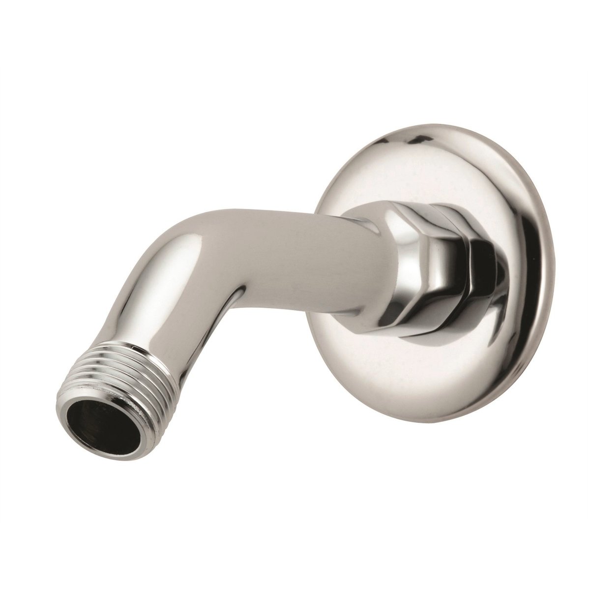 Flexispray Shower Arm - 45 Degree - Brass - Wall Plate Included - SuperSaverAU - view 1