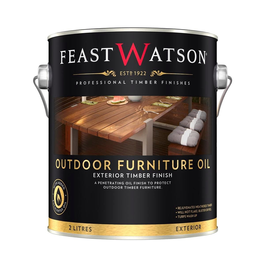 Feast Watson Outdoor Furniture Oil - 2L - Solvent Based - UV Resistant - SuperSaverAU - view 1