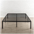 Zinus Single metal bed frame - black steel, steel slats, tool-free setup - AU-MPRC-16S