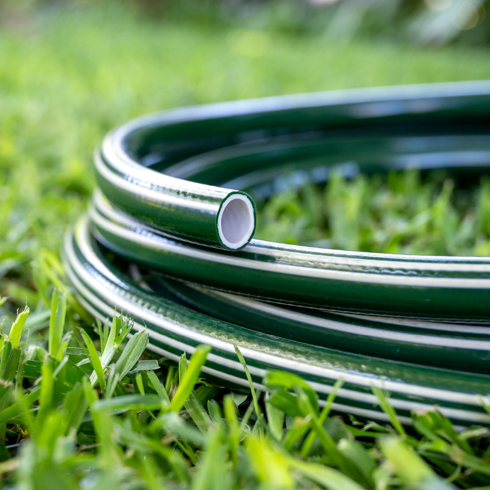 Pope 12mm x 5m Green PVC Legacy Unfitted Garden Hose UV Resistant 1200kPa