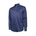 Hard Yakka Core Navy Lightweight Vented Long Sleeve Cotton Drill Shirt Size 2XL