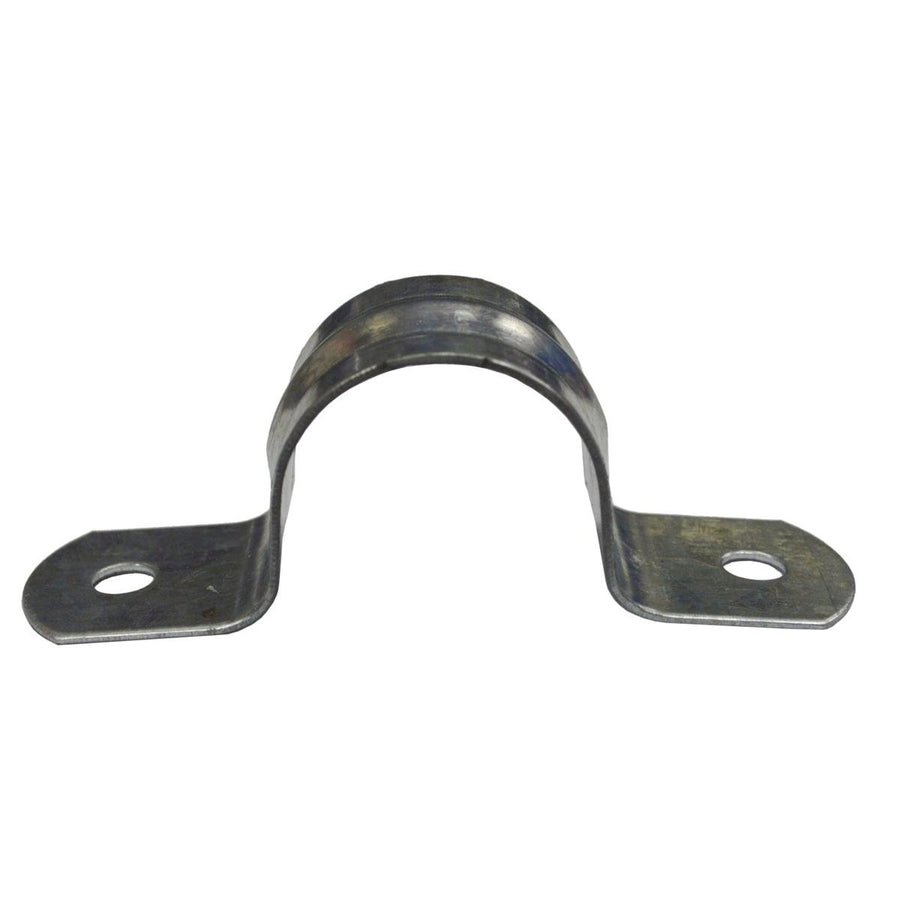 Kinetic 15mm Galvanised BSP Pipe Saddle Clips 10 Pack - Iron - Durable - SuperSaverAU - view 1