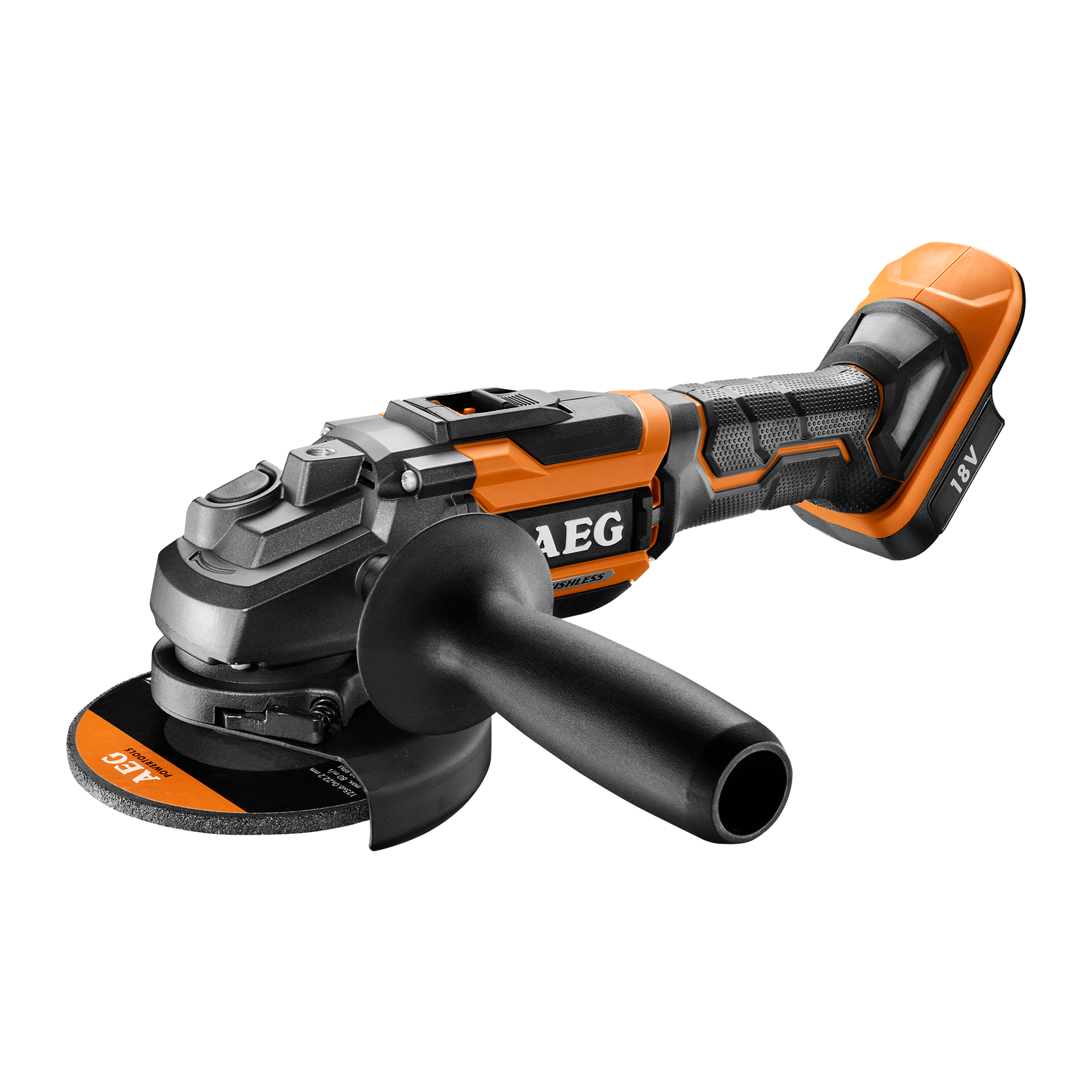 AEG 18V 125mm Brushless Angle Grinder Skin Only BEWS18125BLC-0