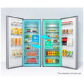 Hisense 384L Single Door Hybrid Fridge Freezer - Brushed Steel - Total No Frost, Super Cool - HRVF384S