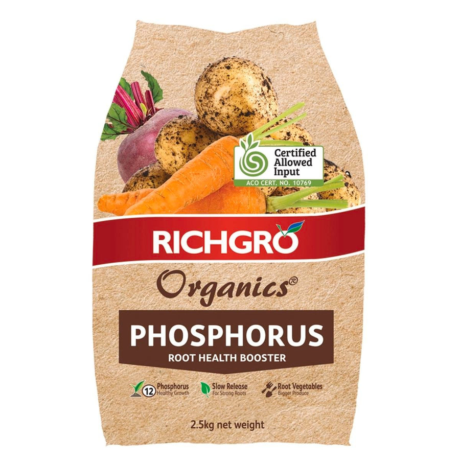 Richgro Phosphorus Root Health Booster - 2.5kg - Organic - For Vegetables - SuperSaverAU - view 1
