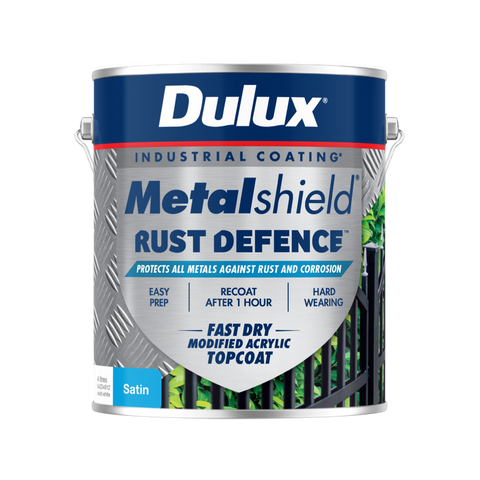 Dulux Metalshield Rust Defence 4L White Satin