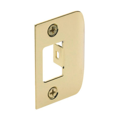Gainsborough Polished Brass D Strike Plate 50mm Zinc Security Upgrade - SuperSaverAU - view 1