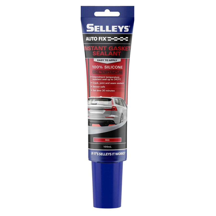 Selleys Autofix Instant Gasket - High Temperature Red - 100ml - 343°C Resistance - SuperSaverAU - view 1