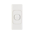 Deta Single Architrave Switch - 34mm x 10mm x 75mm - Polycarbonate - Clip-On Design - SuperSaverAU - view 1