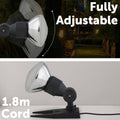 Arlec 150W Portable Security Flood Light, E27, Weather Resistant, Black Outdoor FL200