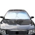 All Set Foldable Car Sunshade - 1500mm x 700mm - UV Protection - Silver - SuperSaverAU - view 2